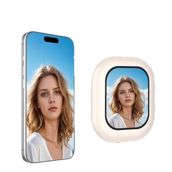 Szelfihez vezeték nélküli képernyő-tükröző eszköz hátsó kamerával, modell T3s, Bluetooth 4.0, Anyag: ABS+szilikagél+mágneses rögzítés, Tömeg: 200 g