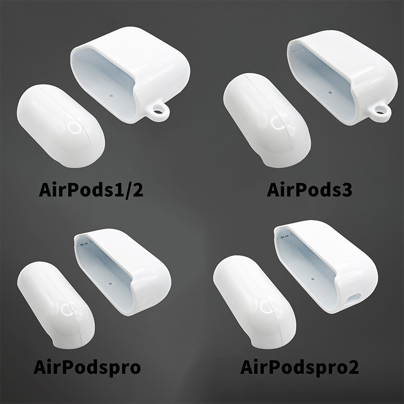 AirPods zaštitna futrola – sjajno PC tvrdo kućište, sublimacijski prijenos topline, prilagodljivo, kompatibilno sa svim Apple modelima