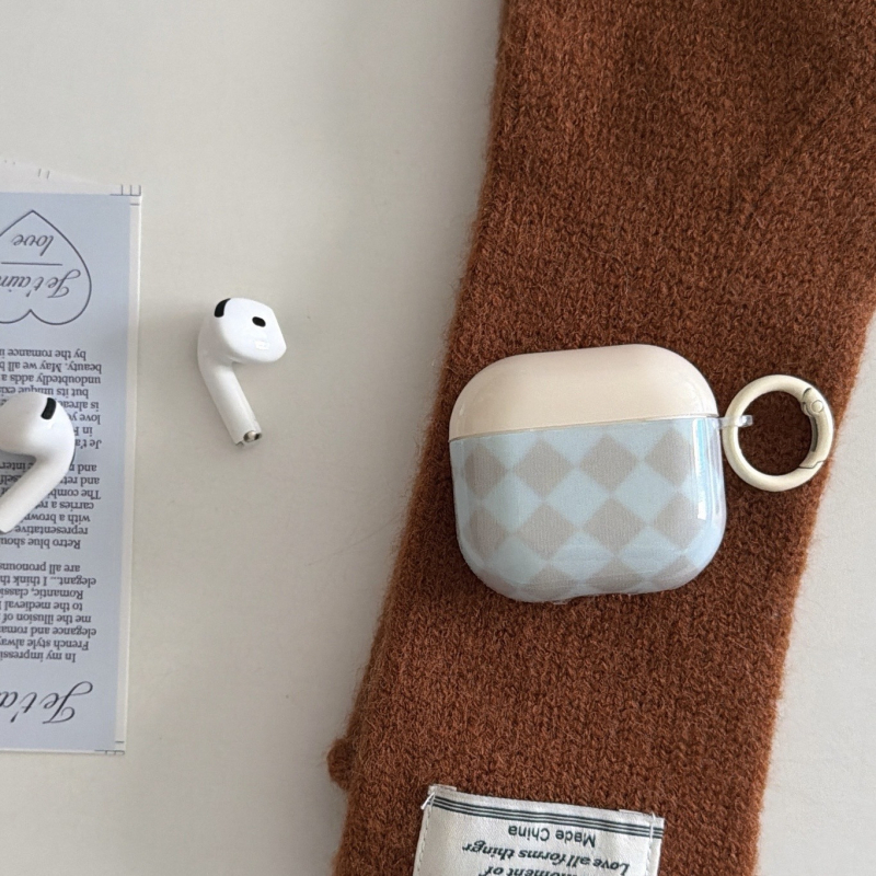 AirPods silikonsko zaštitno kućište, mekani kućište s graviranim uzorkom, kompatibilno s AirPods 4 i Pro 3