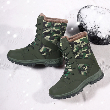 Zimske čizme za snijeg visokog kroja, vodootporne, protuklizna potplata, topla podstava od flisa i debela vuna, gornji dio od sintetičke kože, šnure sprijeda