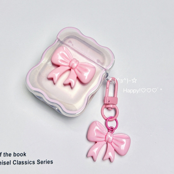 Husă de protecție AirPods Pro2 cu design 3D în formă de fundă, material TPU, tehnică de imprimare (imprint), stil portabil All-Inclusive, compatibilă cu Apple, suport personalizare