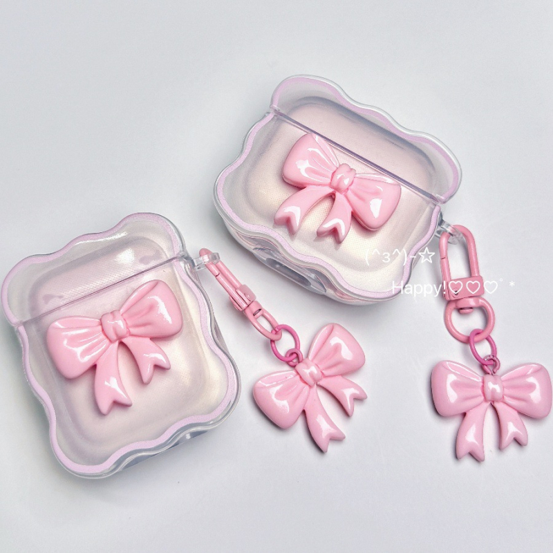 Husă de protecție AirPods Pro2 cu design 3D în formă de fundă, material TPU, tehnică de imprimare (imprint), stil portabil All-Inclusive, compatibilă cu Apple, suport personalizare