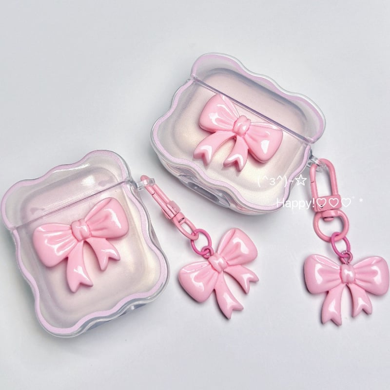 Husă de protecție AirPods Pro2 cu design 3D în formă de fundă, material TPU, tehnică de imprimare (imprint), stil portabil All-Inclusive, compatibilă cu Apple, suport personalizare