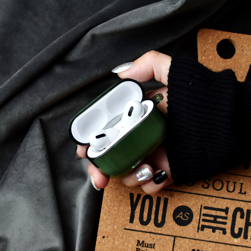 Zaštitna futrola za AirPods 4, kompatibilna s Apple AirPods 2. generacije Bluetooth slušalice Pro, zelena i siva, 5. generacija