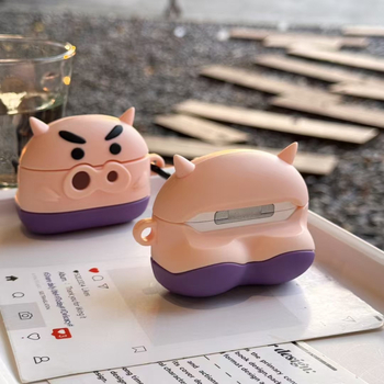 Ultron AirPods Pro tok - rajzfilm szilikon védőhéj, puha héj, injektálásos formázás, Apple-lel kompatibilis