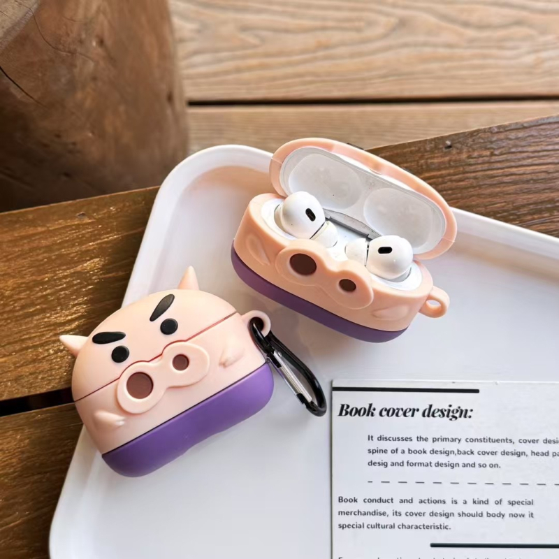 Ultron AirPods Pro tok - rajzfilm szilikon védőhéj, puha héj, injektálásos formázás, Apple-lel kompatibilis