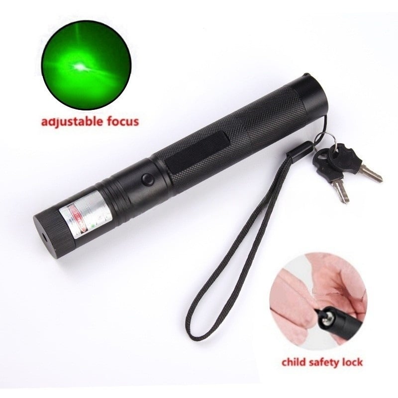 Višenamjenski laserski pokazivač i svjetiljka, šifra 301, laserski snop u jednom točkiću, za nastavu, zabavu i aktivnosti na otvorenom, Yuxi Electronics, metalno kućište