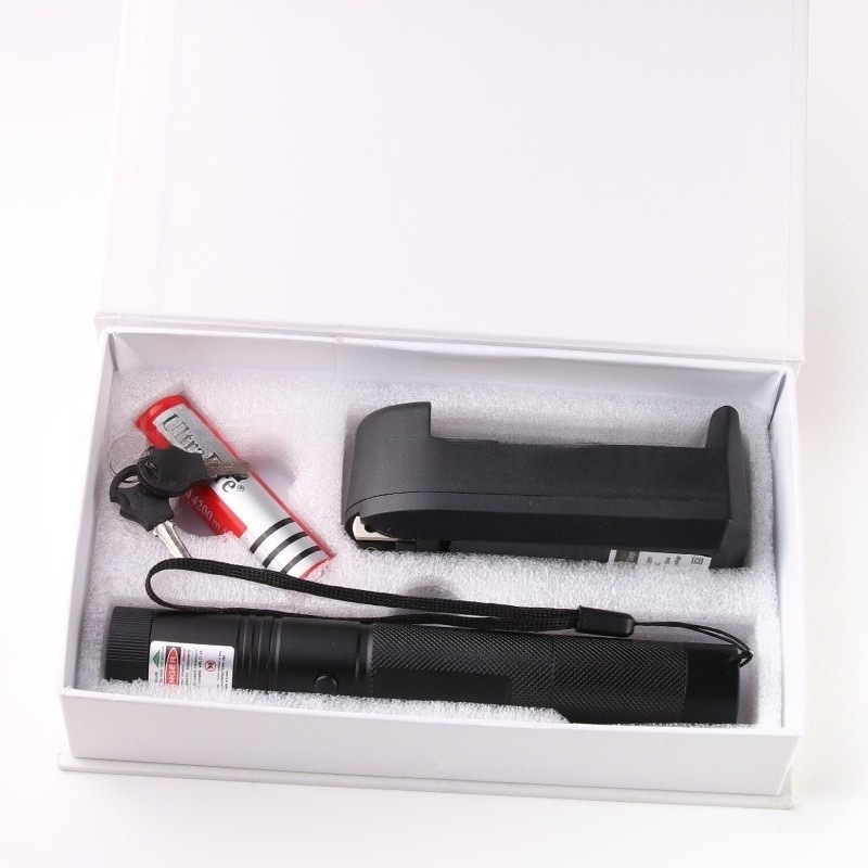 Višenamjenski laserski pokazivač i svjetiljka, šifra 301, laserski snop u jednom točkiću, za nastavu, zabavu i aktivnosti na otvorenom, Yuxi Electronics, metalno kućište