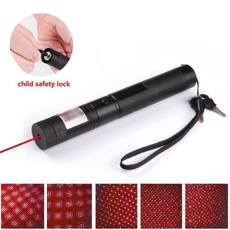 Višenamjenski laserski pokazivač i svjetiljka, šifra 301, laserski snop u jednom točkiću, za nastavu, zabavu i aktivnosti na otvorenom, Yuxi Electronics, metalno kućište