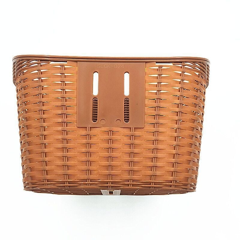 Plastični koš za bicikl, vintage stil, za bicikle i električne bicikle