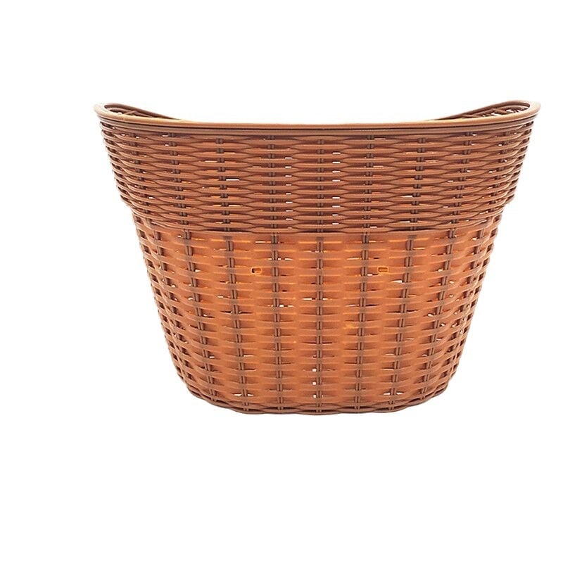 Plastični koš za bicikl, vintage stil, za bicikle i električne bicikle