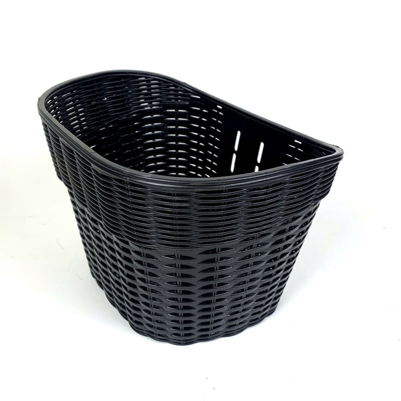 Plastični koš za bicikl, vintage stil, za bicikle i električne bicikle