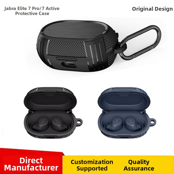 TPU ochranné puzdro pre Jabra Elite7Pro a JBL7 Active – matný povrch, prenášateľný mäkký kryt