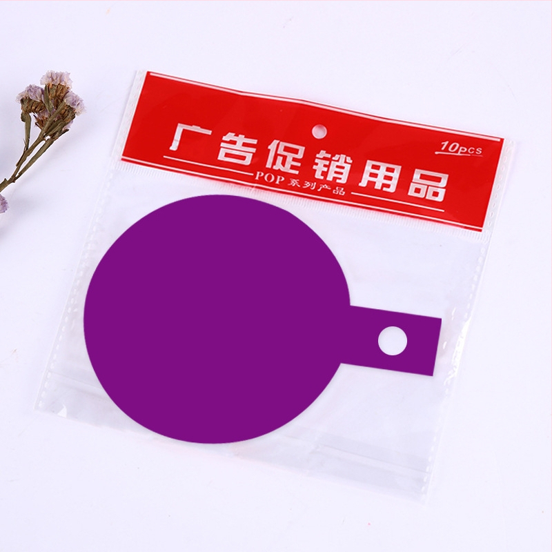 Xin Xin cenovka na oblečenie z fluoreskujúcim papiera 230 g, jednofarebná tlač, vhodná pre obchody s oblečením, nákupné centrá a supermarket