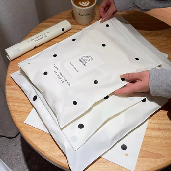 Mat vrećica za odjeću sa samozatvaranjem i plosnim otvorom | Haoxin craftsmanship | Kod Jhfsdoi21132; Dvostruka debljina 14 silk; Dnevna proizvodnja 100000