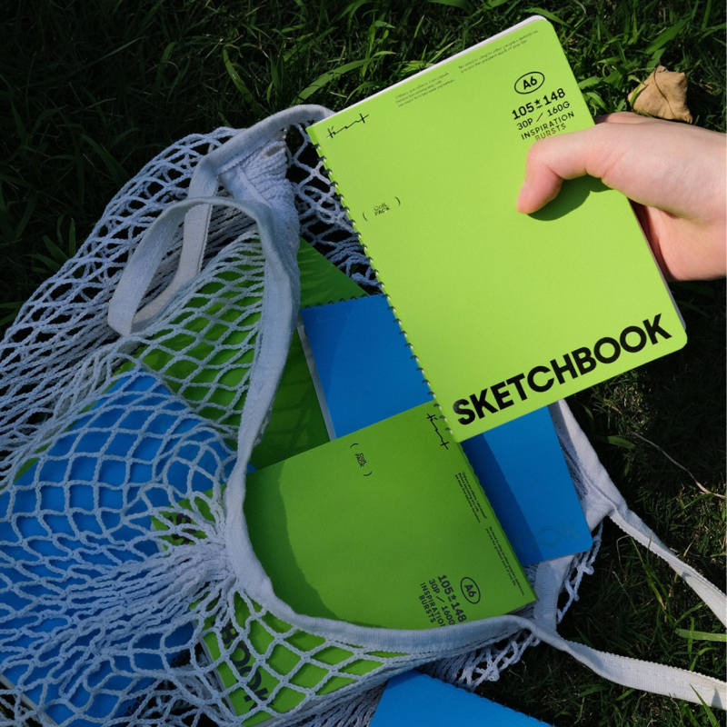 Bilježnica – Sketch serija, poluotvorenа spiralna veza, prijenosna, 30 stranica, papir 160 g/m²