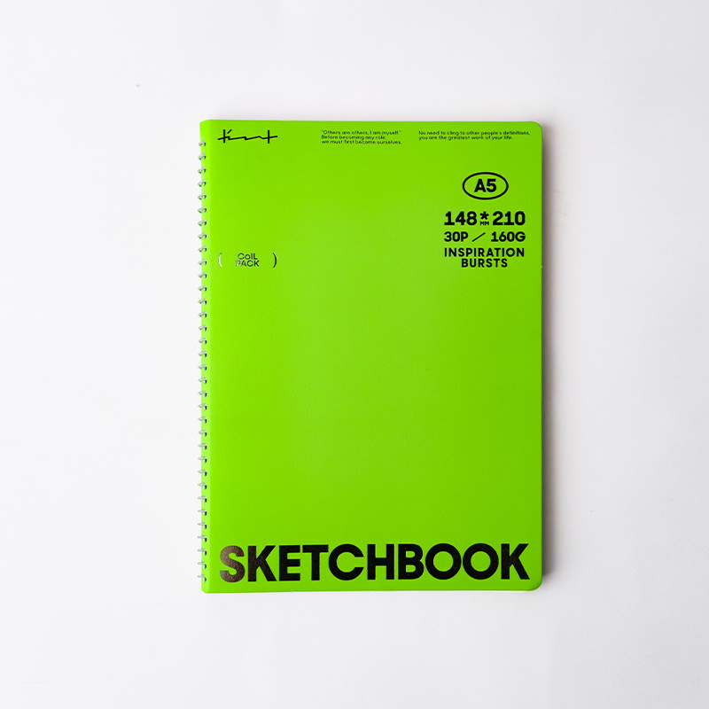 Bilježnica – Sketch serija, poluotvorenа spiralna veza, prijenosna, 30 stranica, papir 160 g/m²