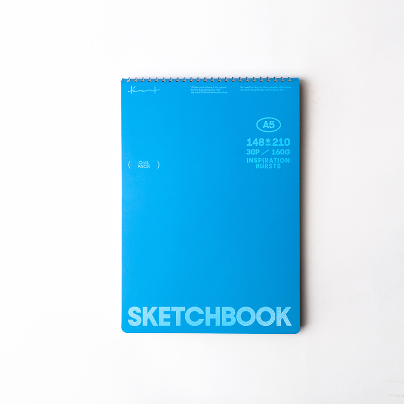 Bilježnica – Sketch serija, poluotvorenа spiralna veza, prijenosna, 30 stranica, papir 160 g/m²