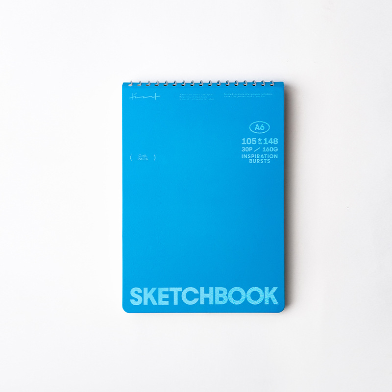 Bilježnica – Sketch serija, poluotvorenа spiralna veza, prijenosna, 30 stranica, papir 160 g/m²