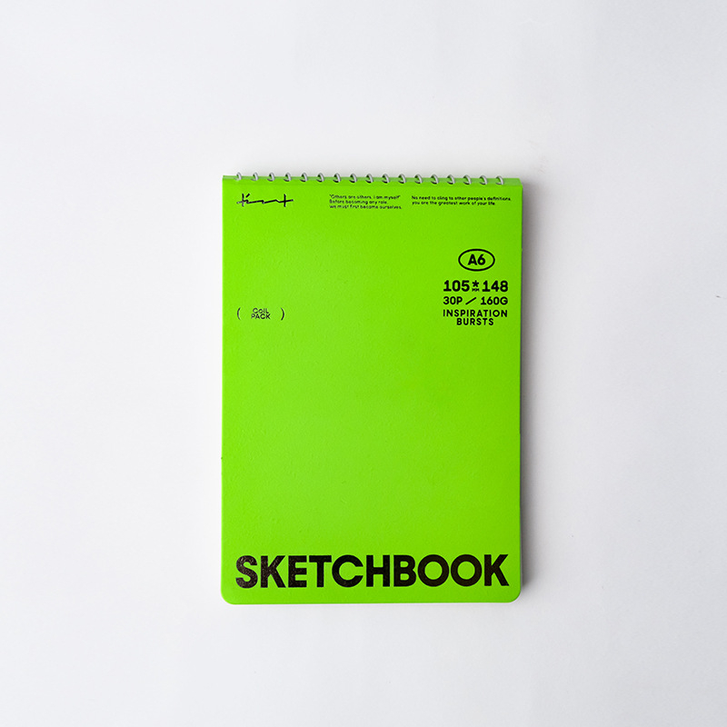 Bilježnica – Sketch serija, poluotvorenа spiralna veza, prijenosna, 30 stranica, papir 160 g/m²