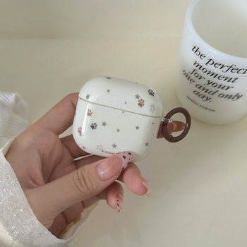 Carcasă TPU pentru Apple AirPods cu design labă de pisică — acoperire completă, turnare prin injecție, compatibilă cu AirPods