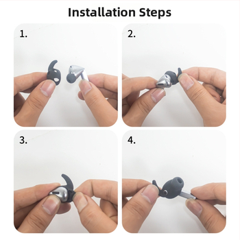 Capete din silicon pentru Galaxy Buds 3 Pro, compatibil universal, suprafaţă moale, turnare prin injecţie, protecţie împotriva prafului