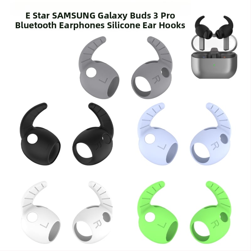 Capete din silicon pentru Galaxy Buds 3 Pro, compatibil universal, suprafaţă moale, turnare prin injecţie, protecţie împotriva prafului