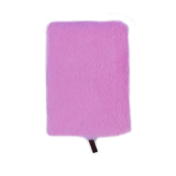 Bilježnica s krznom zeca, kompaktna i svježa, žično uvezivanje (Brand: Qi zhi; Omot: krzno zeca; Uvez: žično; Stranica: 100–200; Materijal sadržaja: Dowling papir)