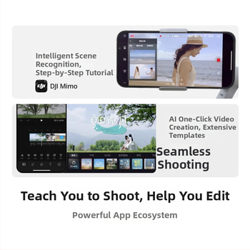 DJI Osmo Mobile SE stabilizátor pre smartfón, troj-osová stabilizácia, Bluetooth, diaľkové ovládanie nie je súčasťou