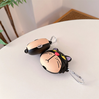 Zaštitno kućište Tsundere Lucifer za AirPods Pro 3 s karikaturalnom mačkom, kompatibilno s generacijama 2/3/4