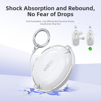 Prozirna Bluetooth zaštitna futrola za Oppo Enco X3 i Enco Air4 Pro slušalice