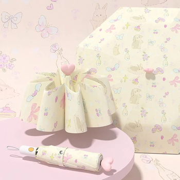 Automatski sklopivi kišobran za sunce i kišu, UV zaštita UPF>50, vinilna navlaka, 8 čeličnih rebara, automatsko otvaranje i zatvaranje