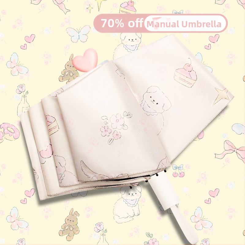 Automatski sklopivi kišobran za sunce i kišu, UV zaštita UPF>50, vinilna navlaka, 8 čeličnih rebara, automatsko otvaranje i zatvaranje