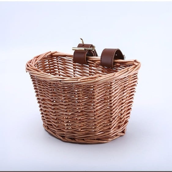 D-oblik košara za bicikl od pletene trstike, marka Finger Willow, model 32, materijal: pleteni trst, stil: moderna jednostavnost, pakiranje: 120 kom.
