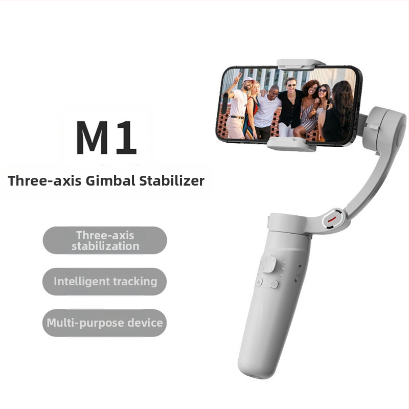 M1 Stabilizátor pre smartfón, ručný gimbal, 3-osi, proti otrasom, Bluetooth, diaľkové ovládanie, ABS