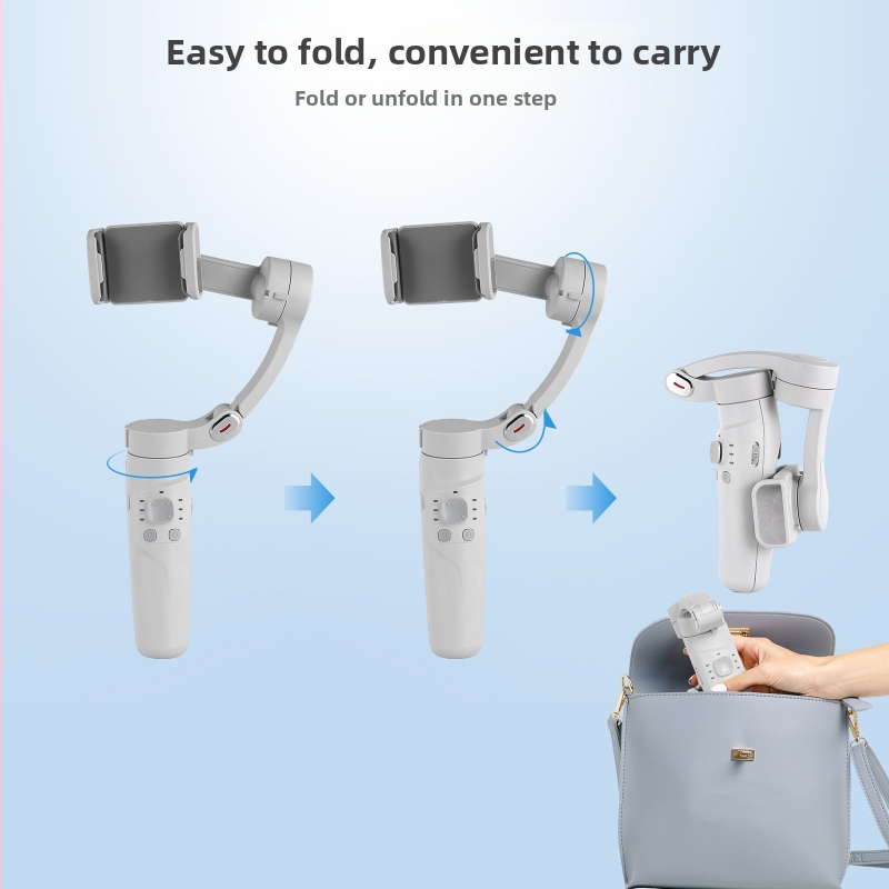 M1 Stabilizátor pre smartfón, ručný gimbal, 3-osi, proti otrasom, Bluetooth, diaľkové ovládanie, ABS