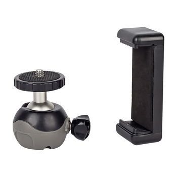 Φορητός φωτογραφικός τρίποδας με χειροκίνητο σταθεροποιητή για smartphone ή mirrorless κάμερα, ABS, 360° οριζόντια και κάθετη περιστροφή, βάρος 59 g