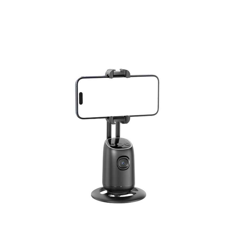 Stabilizator za mobitel za livestream s 360° rotacijom, AI prepoznavanje lica za praćenje, anti-shake stabilizacija, ugrađeno LED osvjetljenje