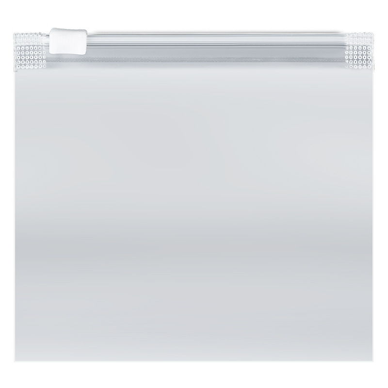 Pungă cu fermoar din PE, finisaj mat, auto-etansă, pentru depozitare haine și accesorii, ambalaj de 50 bucăți