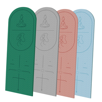 Μάτ για άλματα με σχοινί με ηχομόνωση και αντιολισθητική επιφάνεια, ΤΕΡΕ γιόγκα ματ, βάρος 500–700 g, πάχος 8/10/15 mm