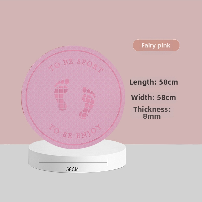 Podložka na skákanie lanom so zvukovou izoláciou a protišmytovou plochou, TPE joga podložka, hmotnosť 500–700 g, hrúbka 8/10/15 mm