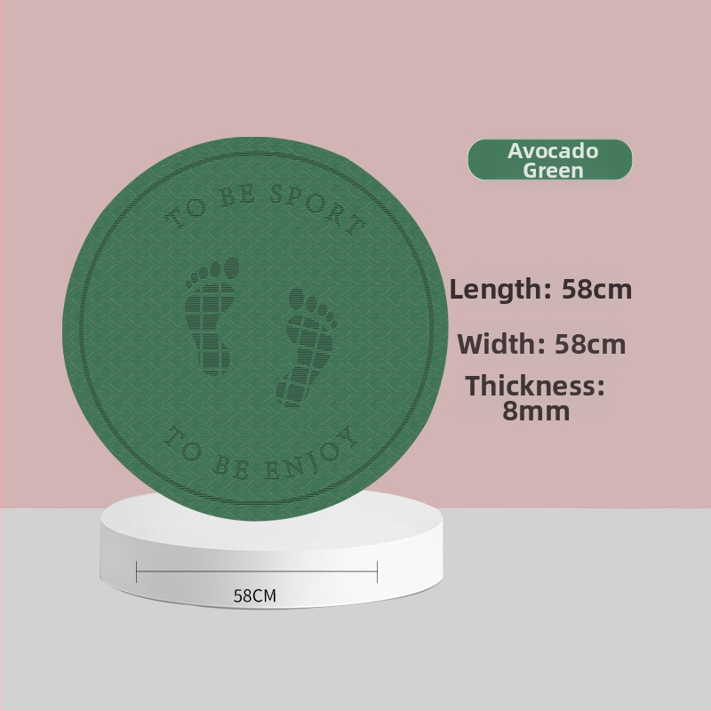 Podložka na skákanie lanom so zvukovou izoláciou a protišmytovou plochou, TPE joga podložka, hmotnosť 500–700 g, hrúbka 8/10/15 mm