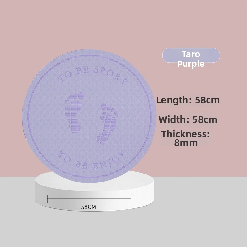 Podložka na skákanie lanom so zvukovou izoláciou a protišmytovou plochou, TPE joga podložka, hmotnosť 500–700 g, hrúbka 8/10/15 mm