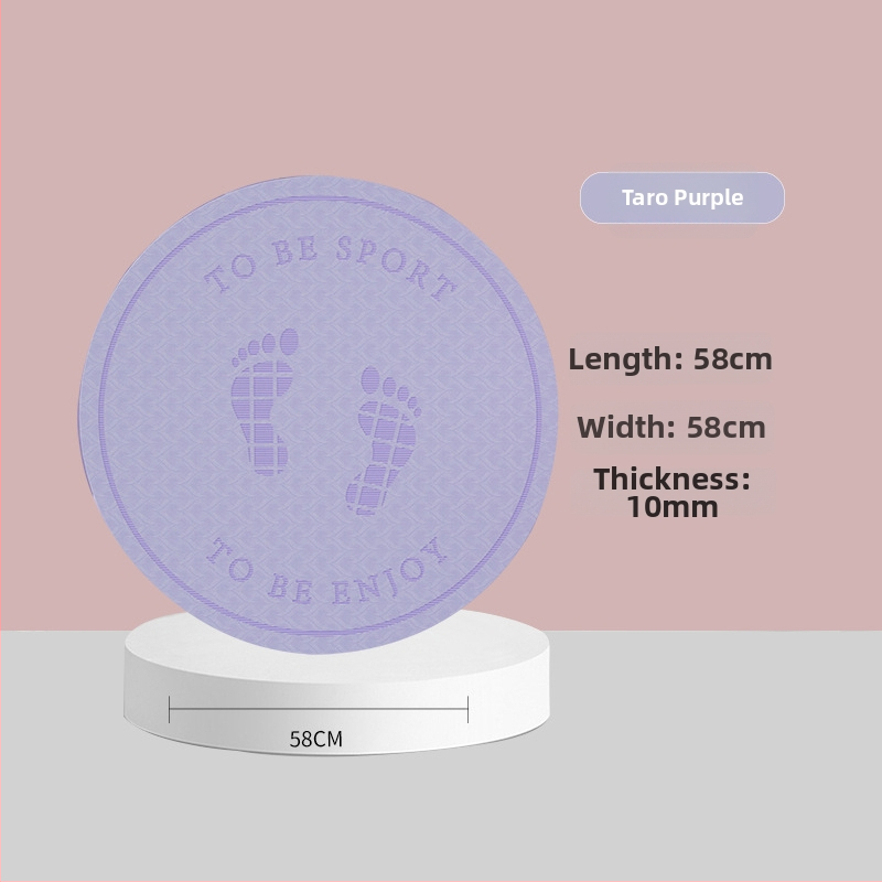 Podložka na skákanie lanom so zvukovou izoláciou a protišmytovou plochou, TPE joga podložka, hmotnosť 500–700 g, hrúbka 8/10/15 mm