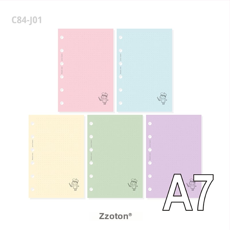 Рефил за тетрадка със специална хартия, стил карикатура, IP: изкуство и културно творчество