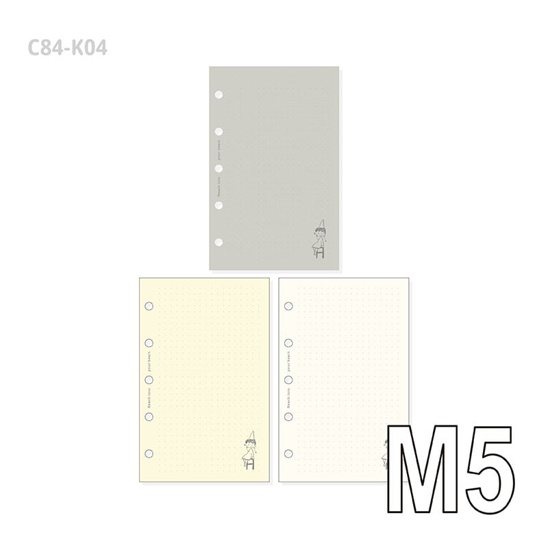 Рефил за тетрадка със специална хартия, стил карикатура, IP: изкуство и културно творчество