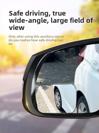 McLallen 360° kruhový spätný zrkadlo pre auto – pomocné zrkadlo pre slepú zónu, ultra jasné