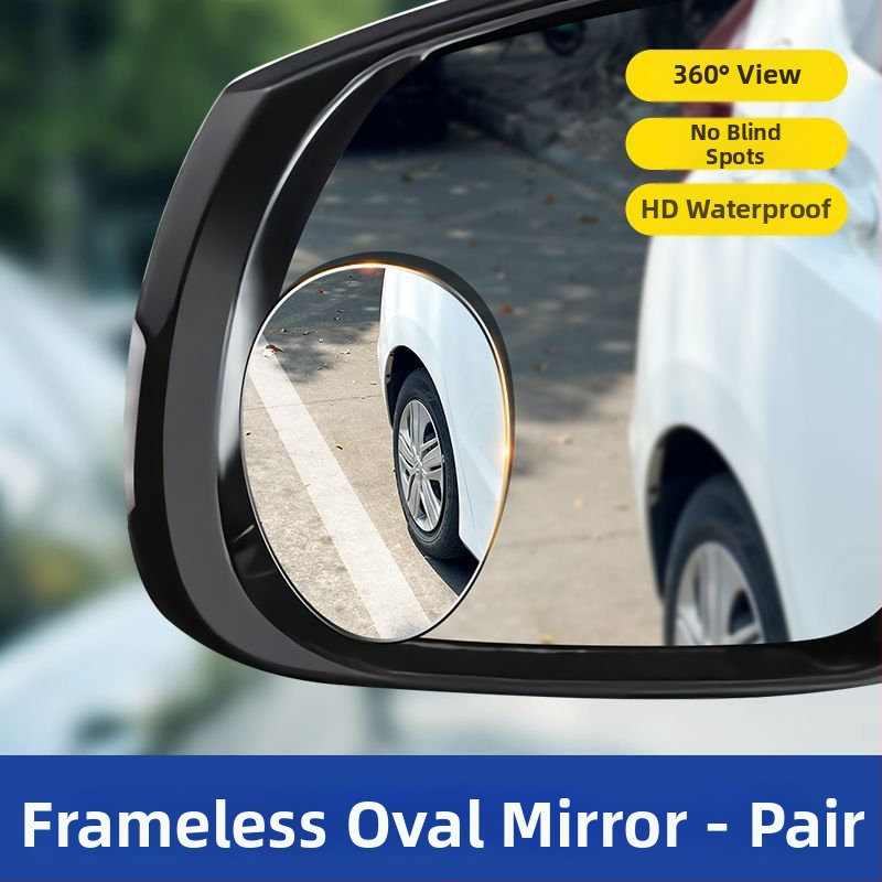 McLallen 360° kruhový spätný zrkadlo pre auto – pomocné zrkadlo pre slepú zónu, ultra jasné