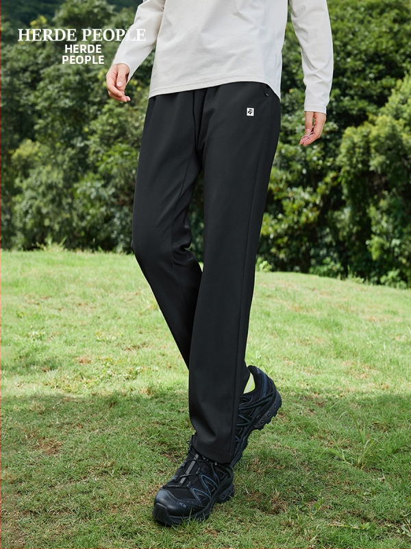 Unisex bežecké nohavice – slnečná ochrana, priedušné, anti-pilling, odolné voči opotrebeniu, rovný strih, bavlna-poliester-spandex