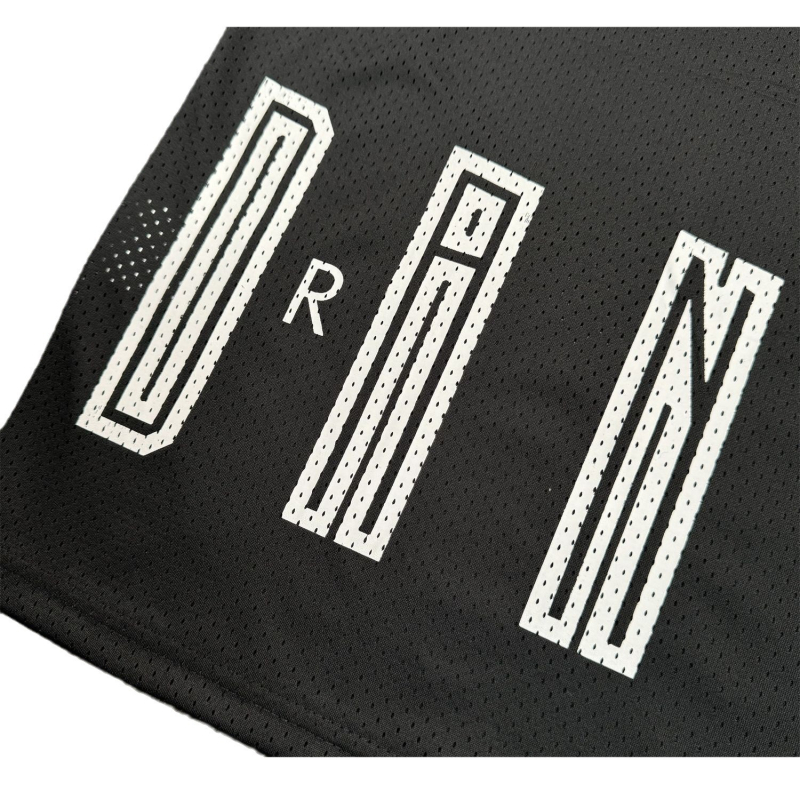 Muška bezrukavna košarkaška majica s mrežastom materijalom, brzo sušenje, natpis slovima, 88% poliester